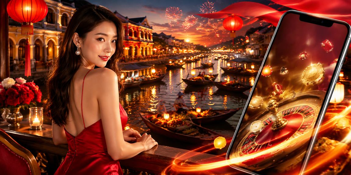 Người dùng Hà Nội chơi casino trên điện thoại di động tại bãi biển